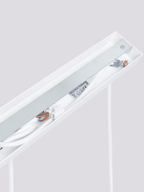 Suspension Aluminium Blanc GU10 3 Karbon Line - Kiabi