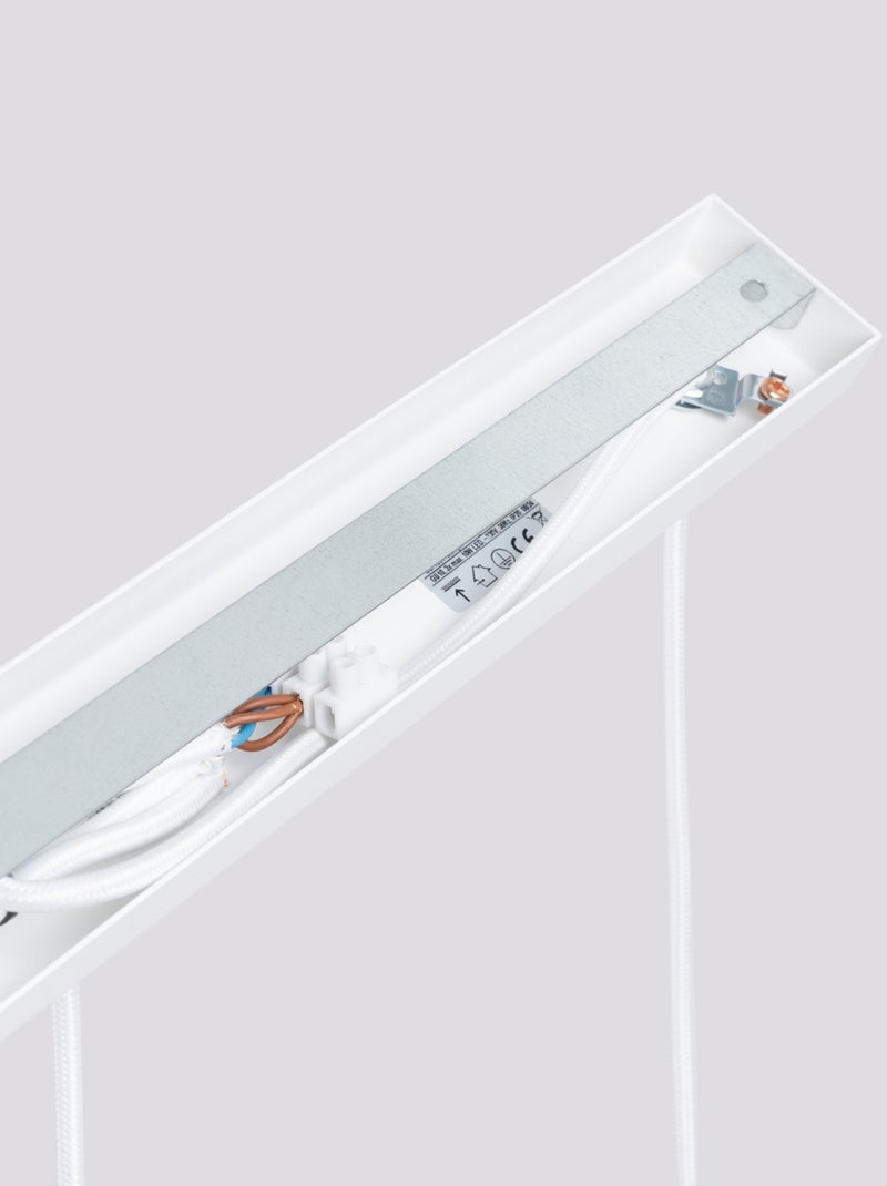 Suspension Aluminium Blanc GU10 3 Karbon Line Blanc - Kiabi