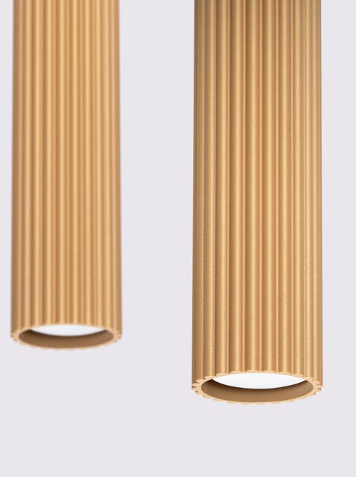 Suspension Aluminium Doré GU10 2 Karbon - Kiabi