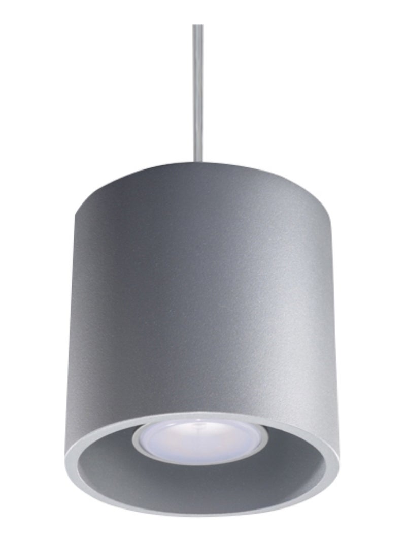 Suspension Aluminium Gris GU10 1 Orbis Gris - Kiabi