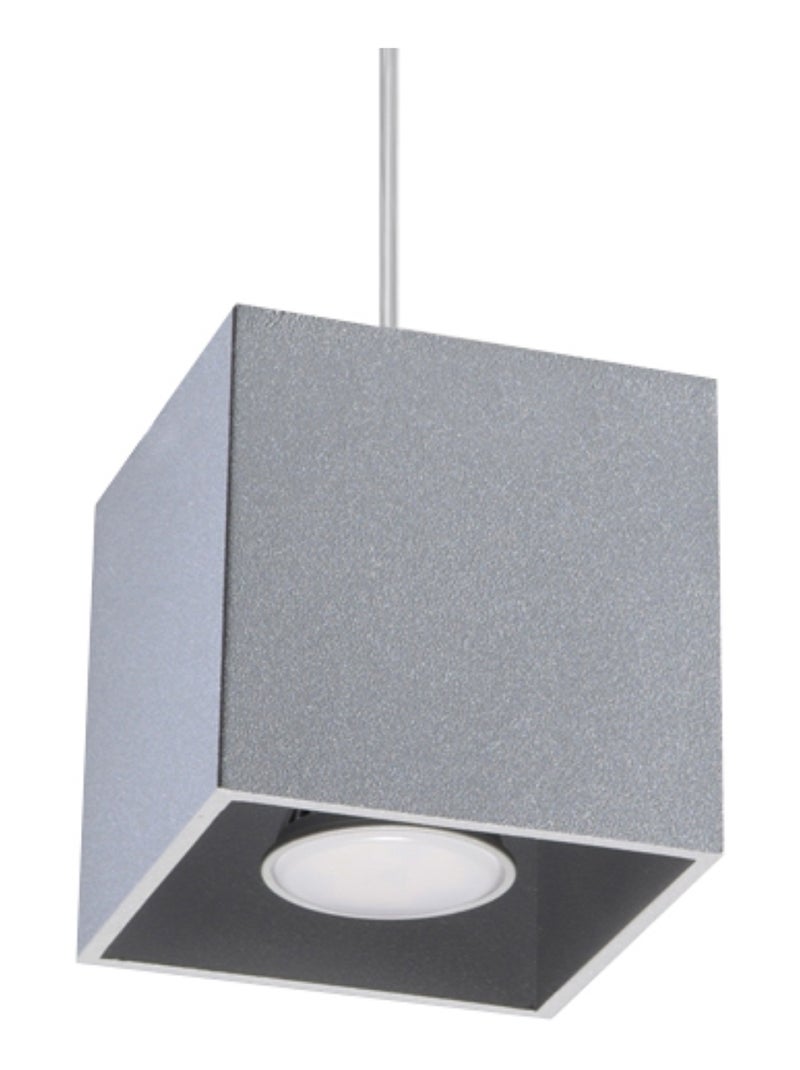 Suspension Aluminium Gris GU10 1 Quad Gris - Kiabi