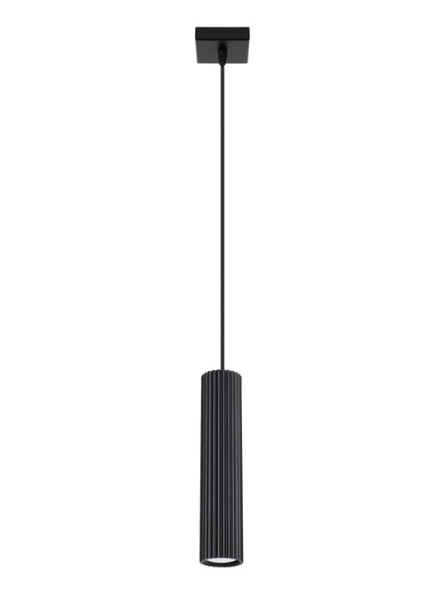 Suspension Aluminium Noir GU10 1 Karbon - Kiabi