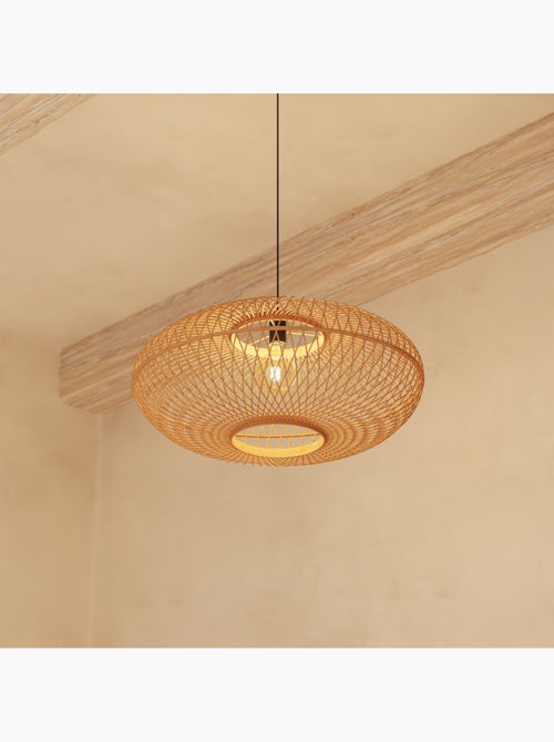 Suspension arrondie en bambou tressé LOREN - Kiabi Suspension arrondie en bambou tressé LOREN - Kiabi