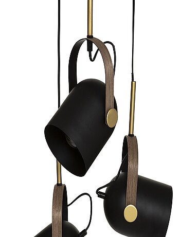 Suspension avec 3 lumières effet projecteur