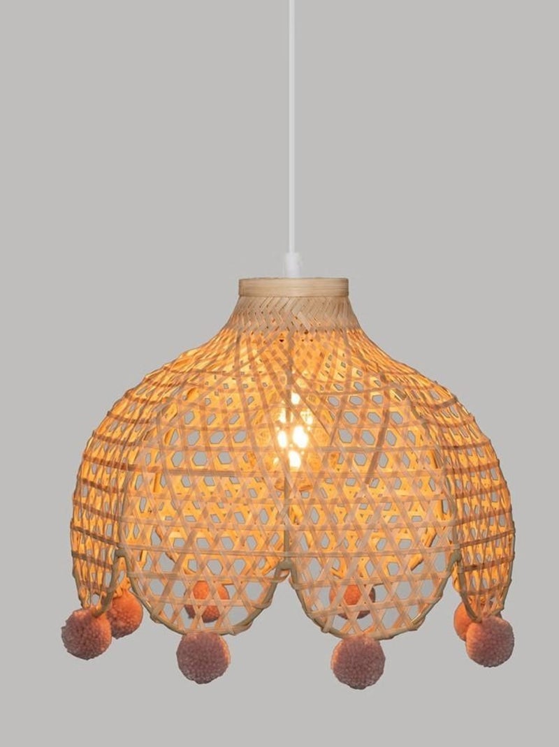 Suspension bambou campagne D28 Beige - Kiabi