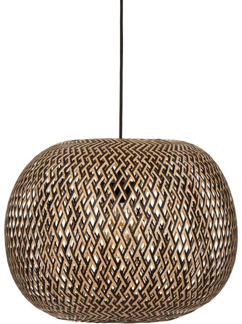 Suspension bambou tressé design ethnique SINAI - Kiabi Suspension bambou tressé design ethnique SINAI - Kiabi