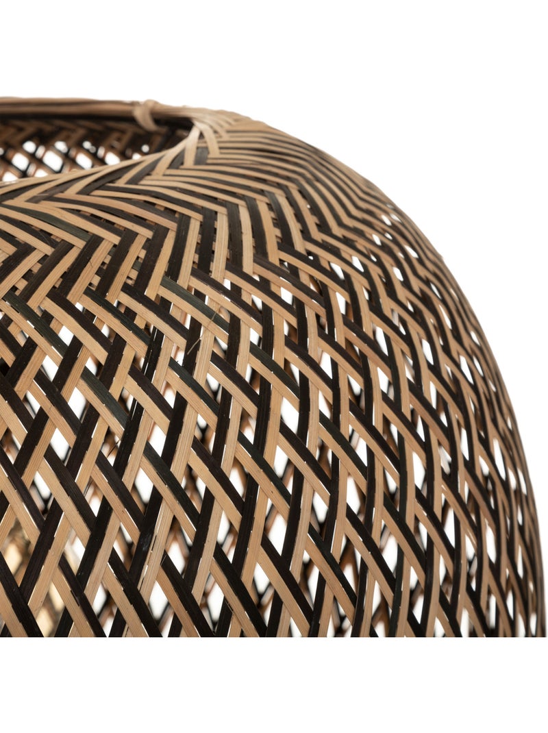 Suspension bambou tressé design ethnique SINAI Multicolore - Kiabi