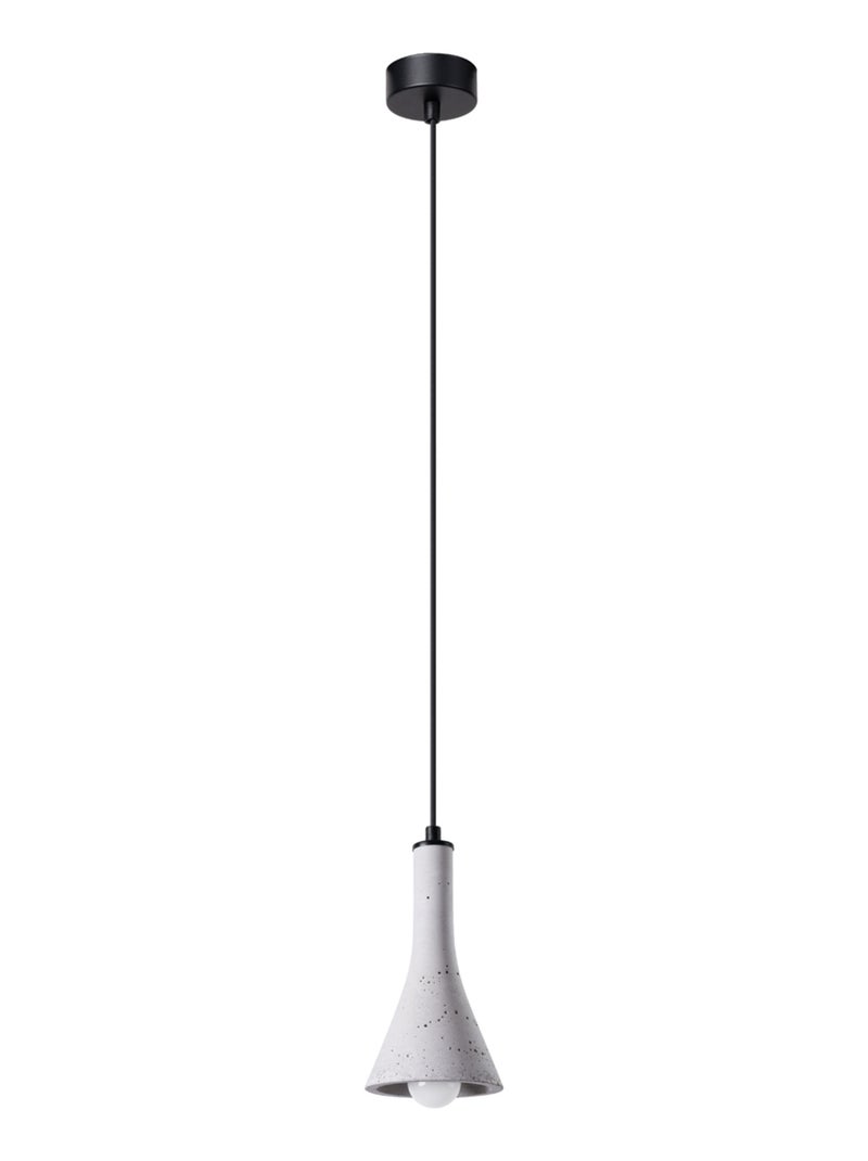 Suspension Béton Gris E14 1 Rea Gris - Kiabi