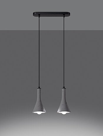 Suspension Béton Gris E14 2 Rea