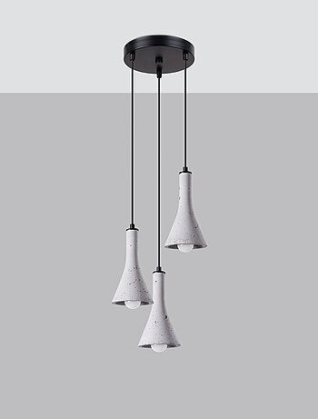 Suspension Béton Gris E14 3 Rea