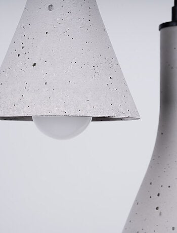 Suspension Béton Gris E14 3 Rea