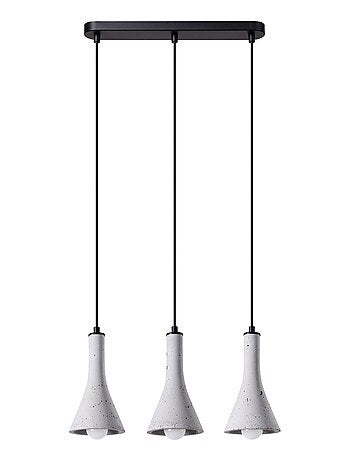 Suspension Béton Gris E14 3 Rea Line
