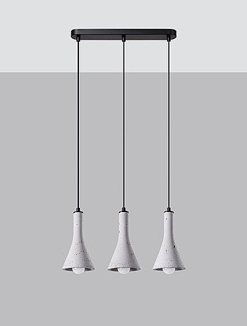 Suspension Béton Gris E14 3 Rea Line