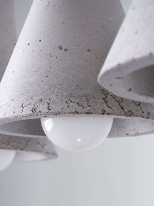 Suspension Béton Gris E14 3 Rea Line - Kiabi