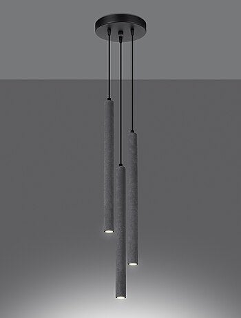 Suspension Béton Gris G9 3 Pastelo