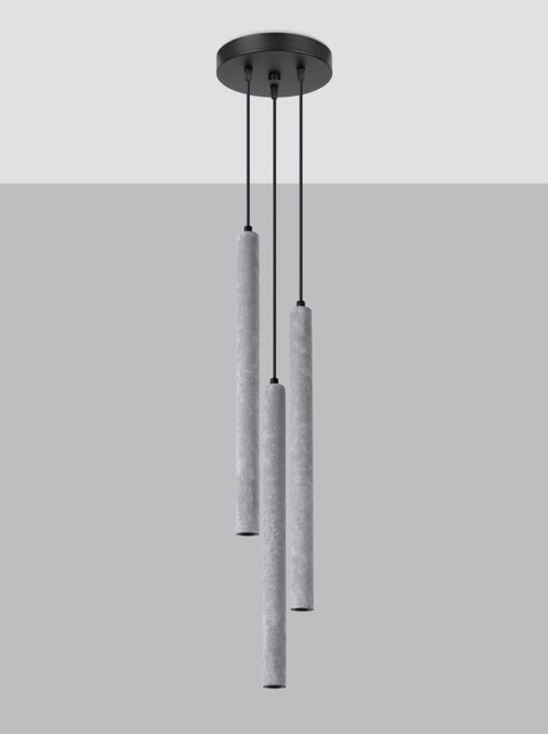 Suspension Béton Gris G9 3 Pastelo - Kiabi