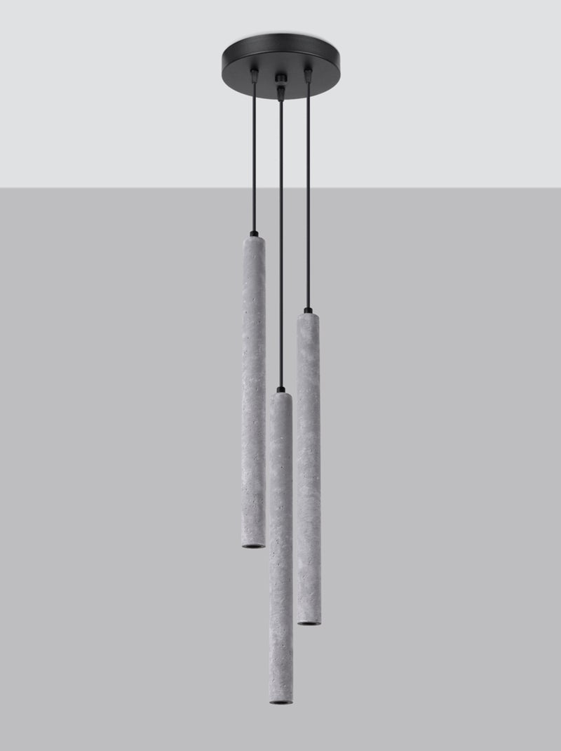 Suspension Béton Gris G9 3 Pastelo Gris - Kiabi
