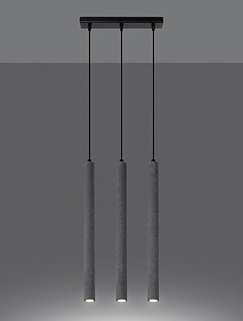 Suspension Béton Gris G9 3 Pastelo Line