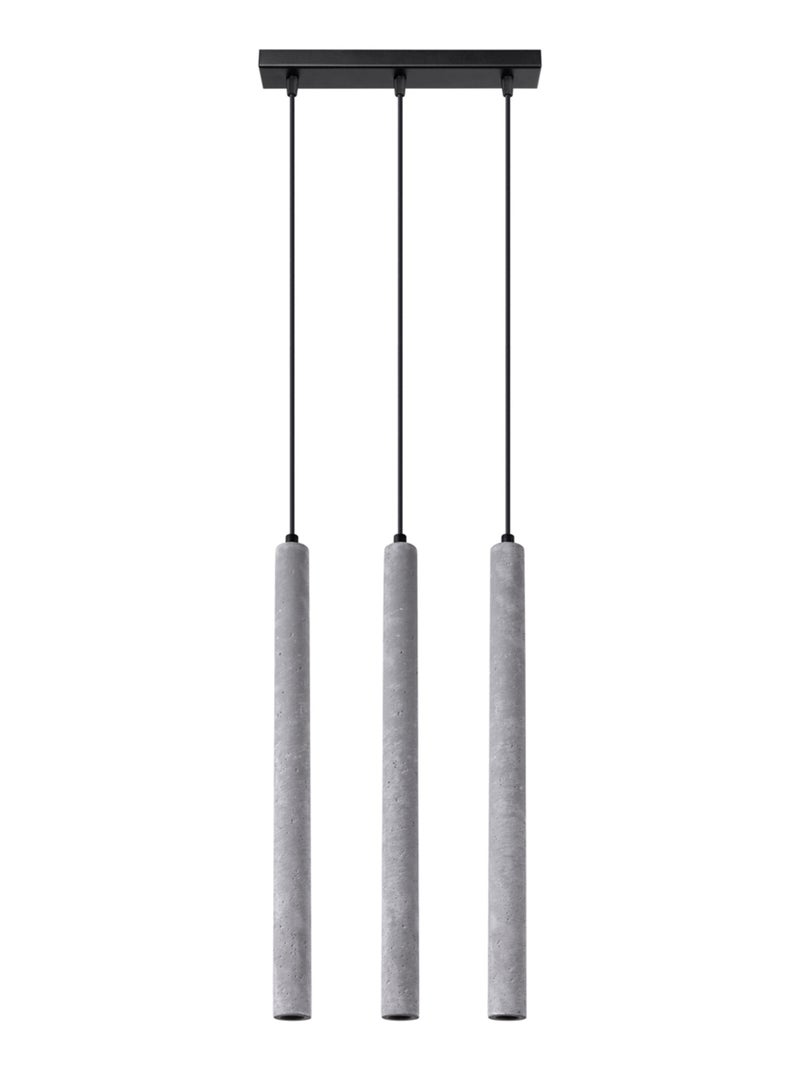 Suspension Béton Gris G9 3 Pastelo Line Gris - Kiabi