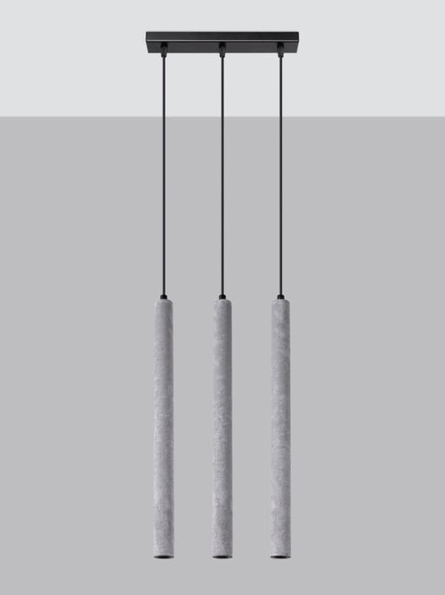 Suspension Béton Gris G9 3 Pastelo Line - Kiabi