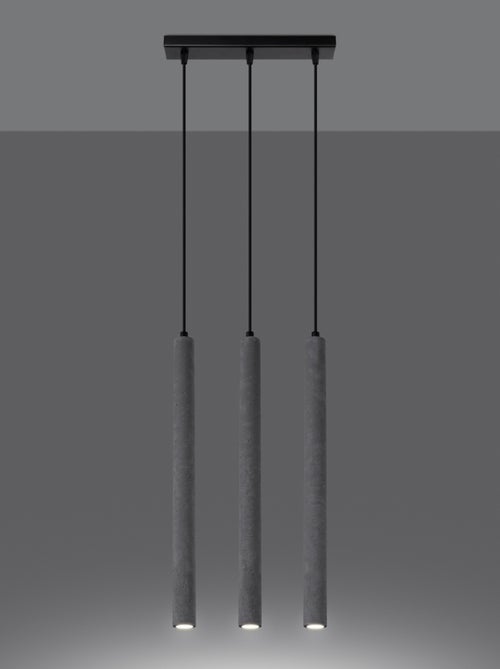 Suspension Béton Gris G9 3 Pastelo Line - Kiabi