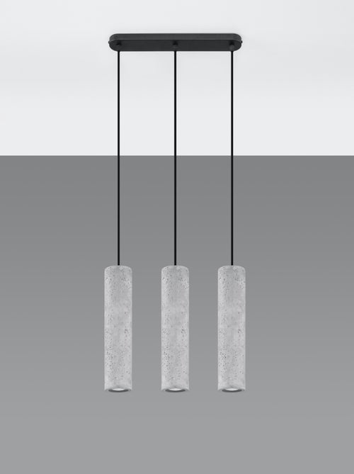 Suspension Béton Gris GU10 3 Luvo - Kiabi