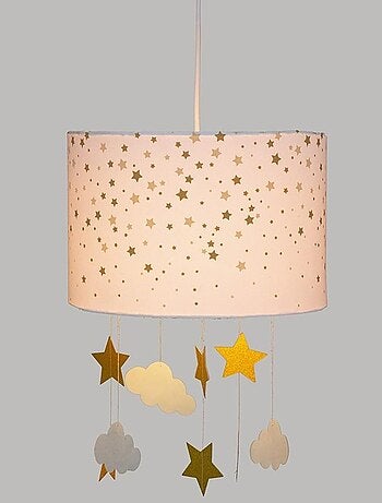 Suspension blanc et ocre