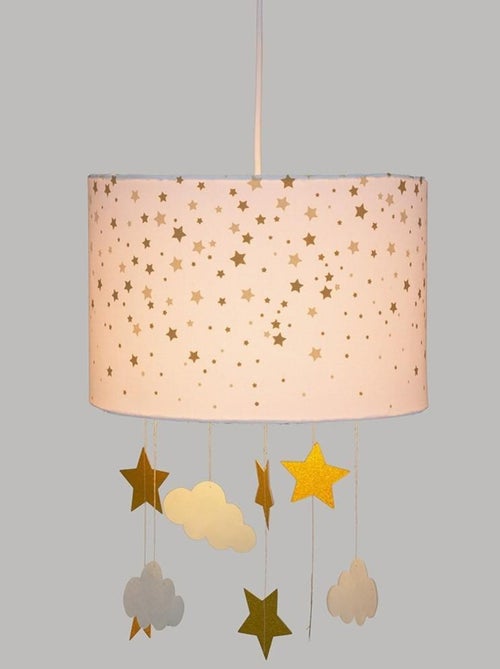 Suspension blanc et ocre - Kiabi