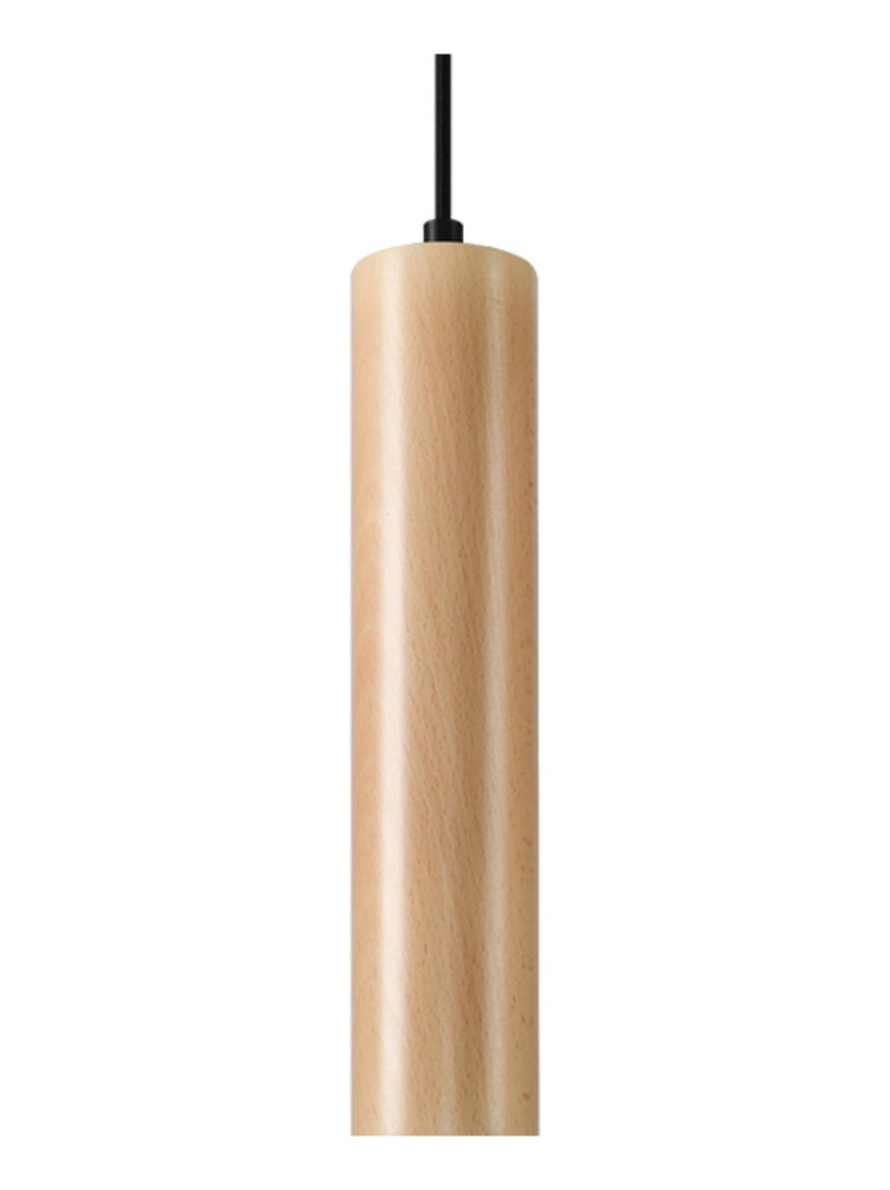 Suspension Bois Bois Naturel GU10 1 Lino Marron - Kiabi