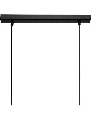 Suspension bois métal 5 lampes JAKE