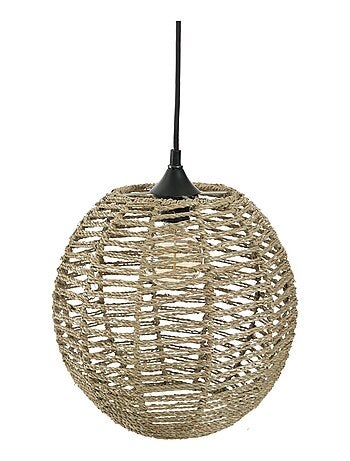 Suspension boule en jonc JADA