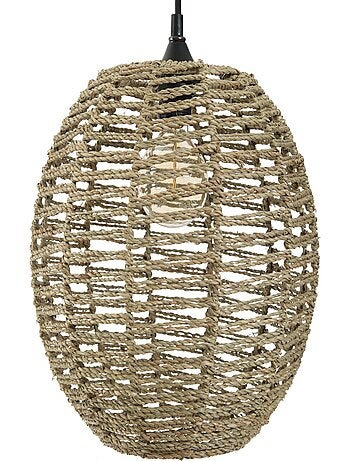 Suspension boule en jonc JADA