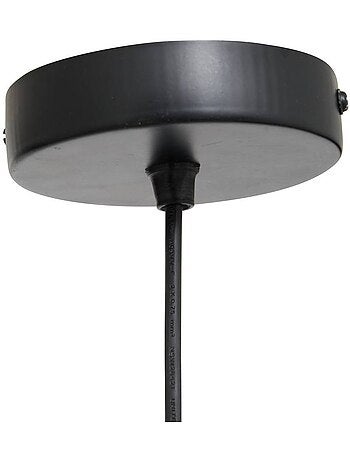 Suspension boule en manguier rochi