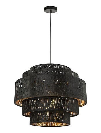 Suspension boule en velours ajouré TUXON