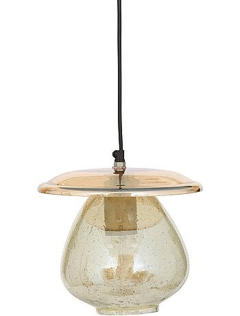 Suspension boule en verre recyclé nateo