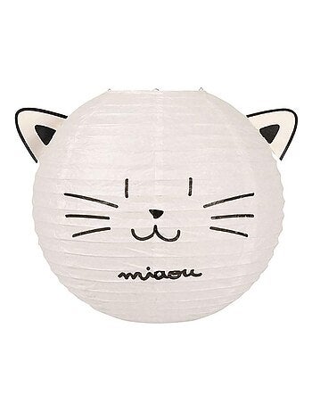 Suspension boule japonaise chat D35