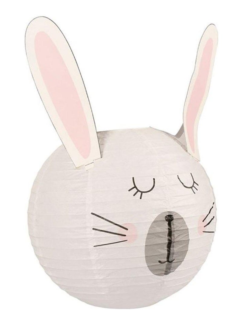Suspension boule japonaise lapin D35 Blanc - Kiabi