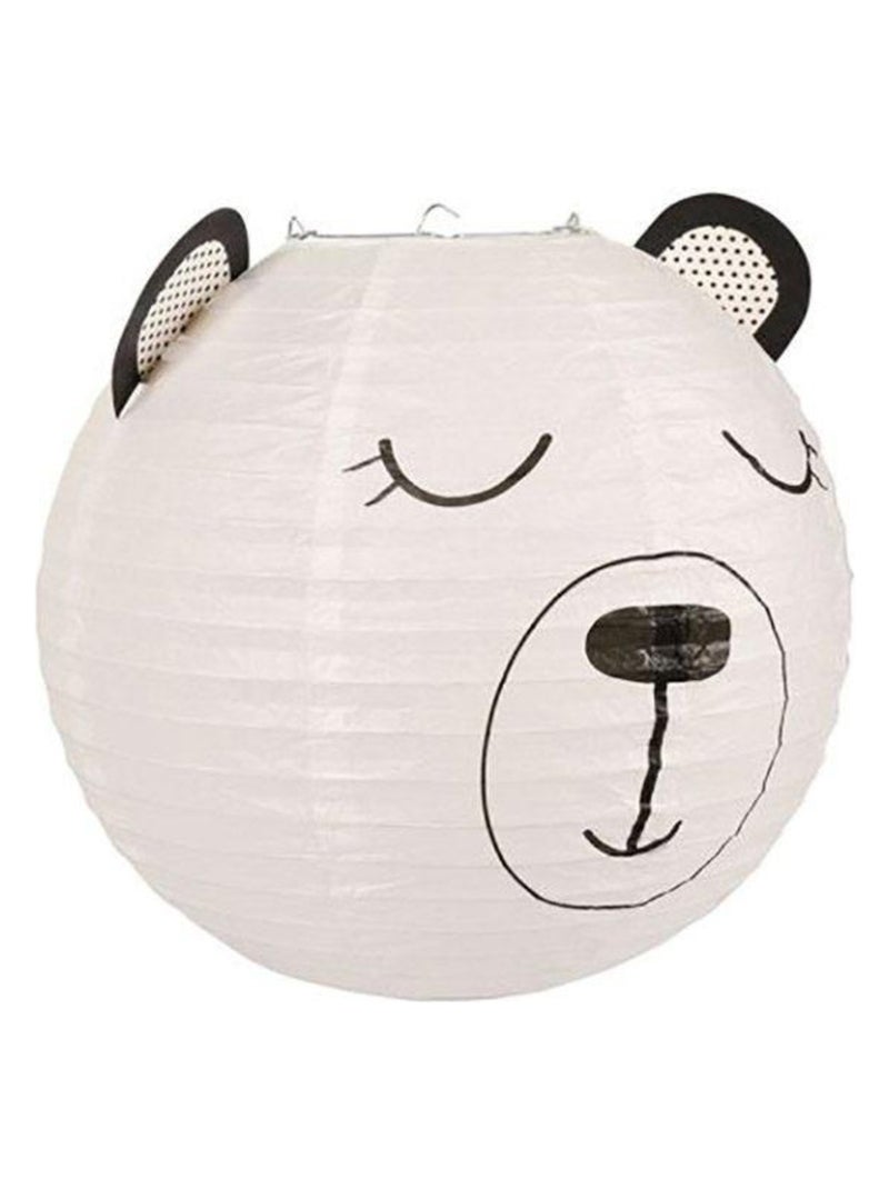 Suspension boule japonaise ours D35 Blanc - Kiabi