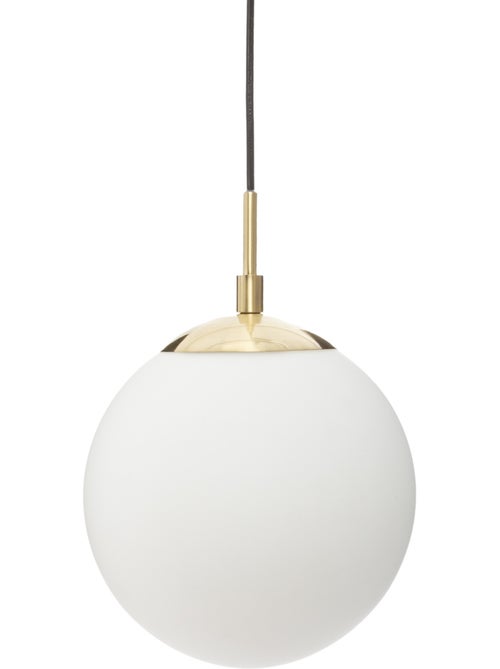 Suspension boule verre et métal doré DRIS - Kiabi Suspension boule verre et métal doré DRIS - Kiabi