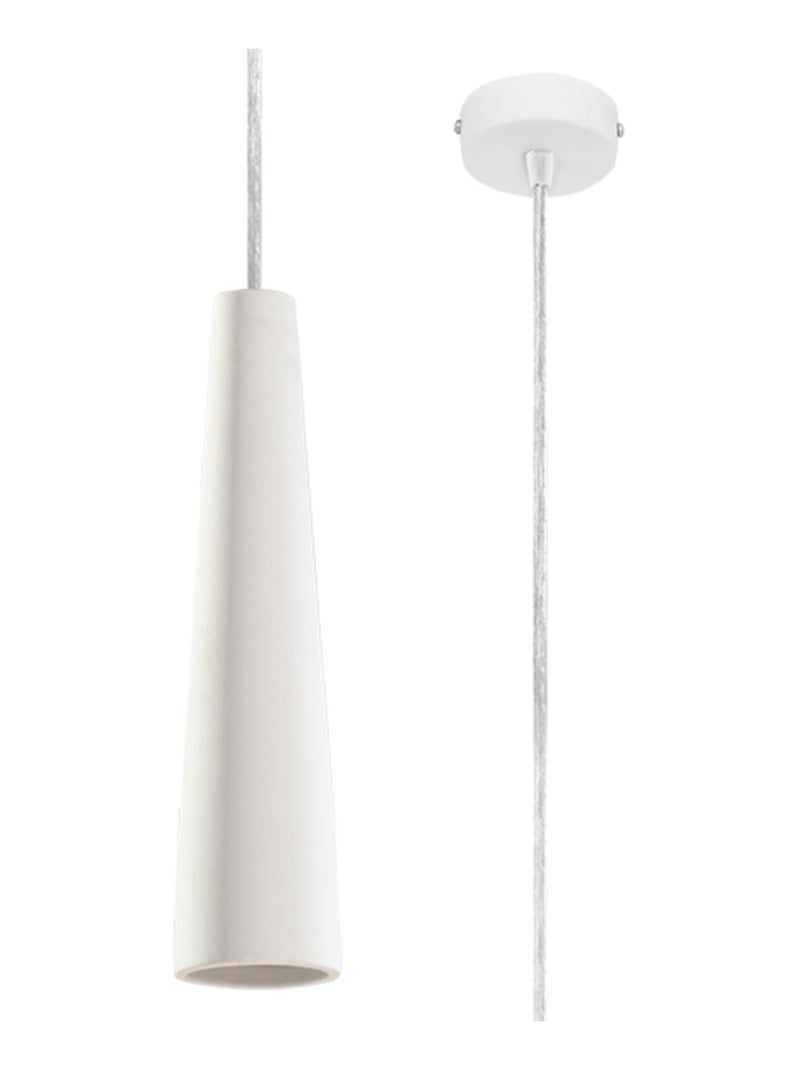 Suspension Céramique Blanc GU10 1 Electra Blanc - Kiabi