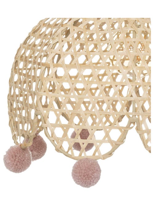 Suspension cloche avec pompons - Kiabi