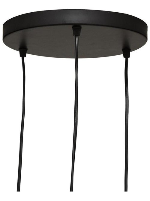 Suspension corde 3 lampes Jily naturel D20 - Kiabi
