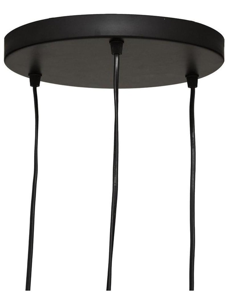 Suspension corde 3 lampes Jily naturel D20 Beige - Kiabi