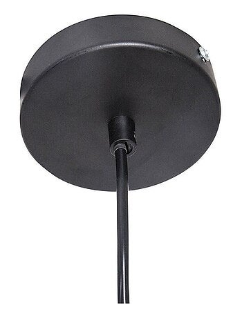 Suspension corde Etnik Jily noir D29