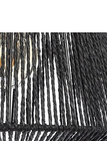 Suspension corde Etnik Jily noir D29