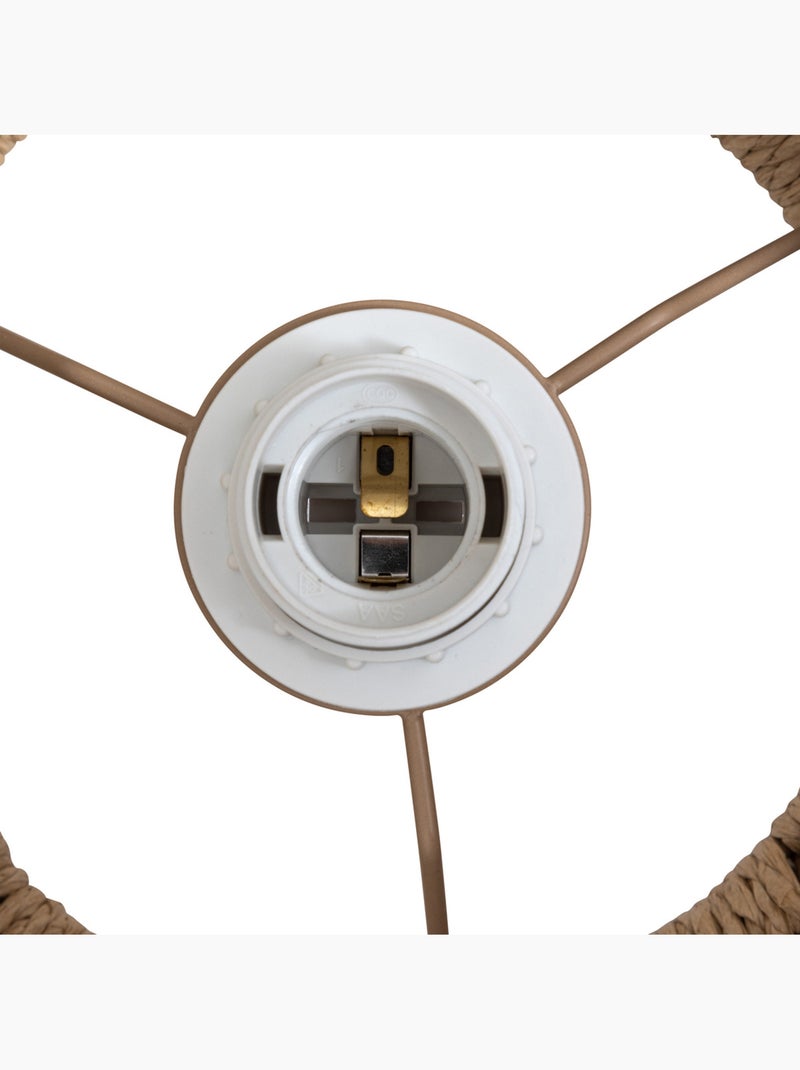 Suspension corde tressée OZAN Beige - Kiabi