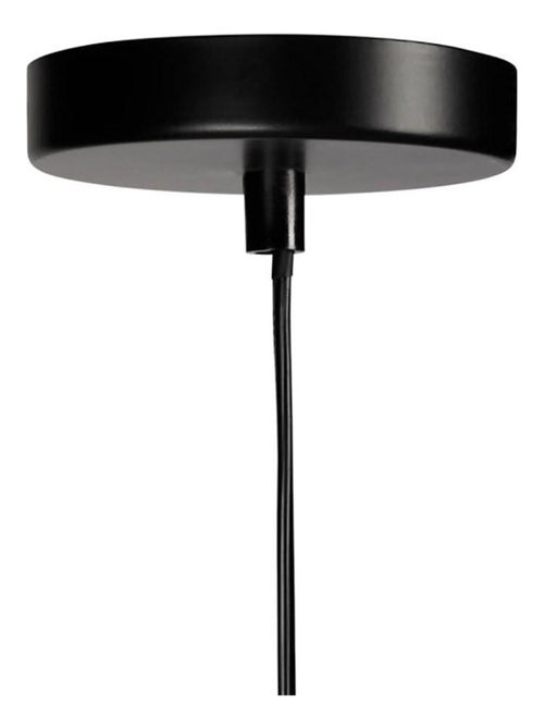 Suspension cylindrique métal lin Alma noire beige - Kiabi