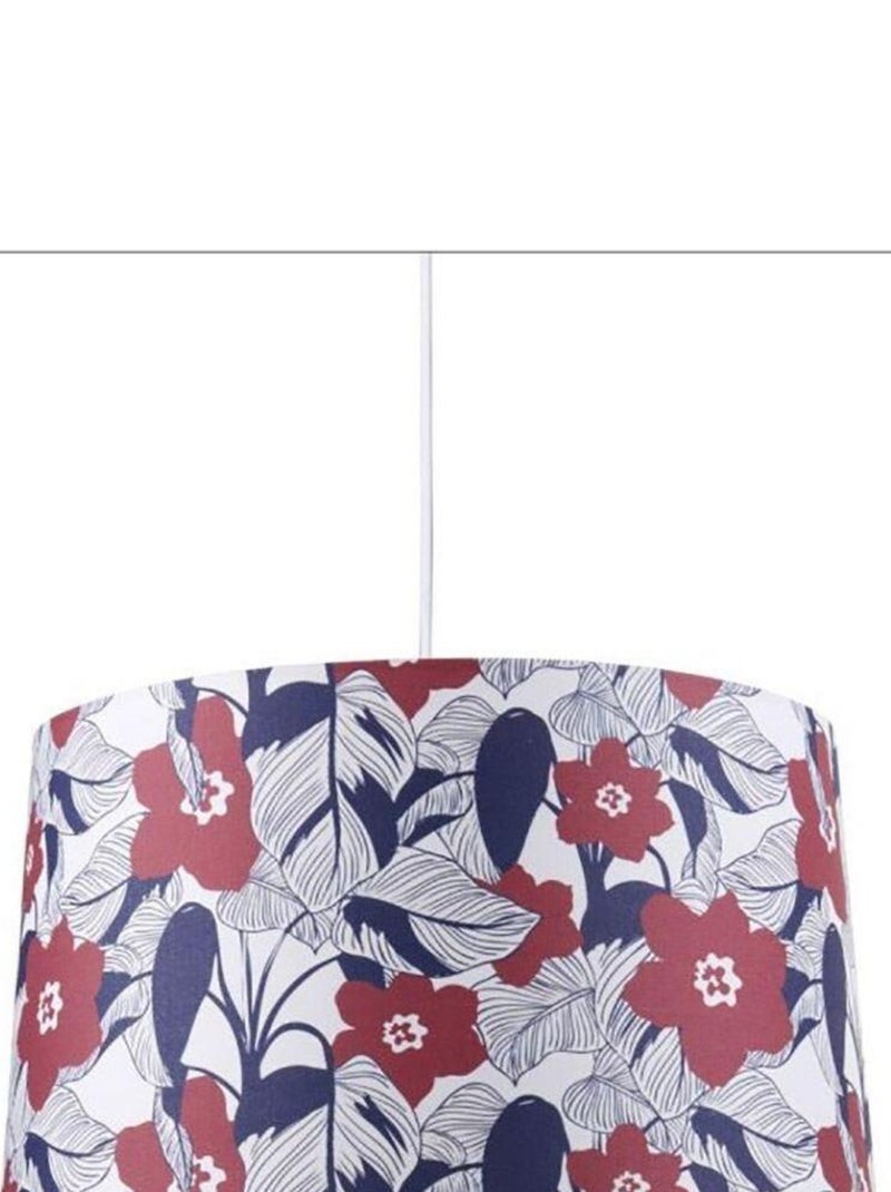 Suspension cylindrique tissu Hippie D40 Bleu - Kiabi