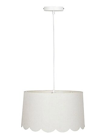 Suspension cylindrique tissu Mathilde D40