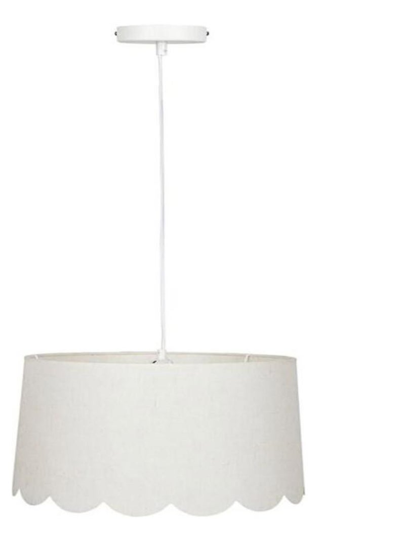 Suspension cylindrique tissu Mathilde D40 Beige - Kiabi
